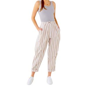 High-Rise tapered pants